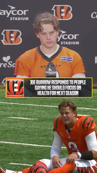 Joe Burrow responds to those saying he shouldn't return this season with the Bengals sitting at 3-8