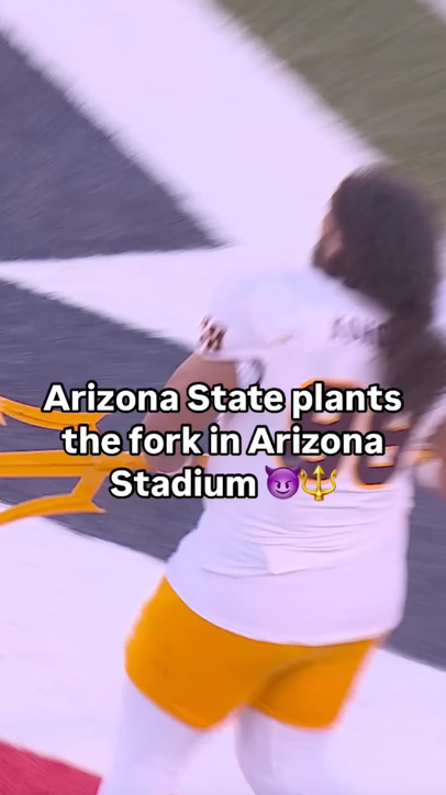 The Sun Devils held nothing back vs Arizona last year 😈🔱