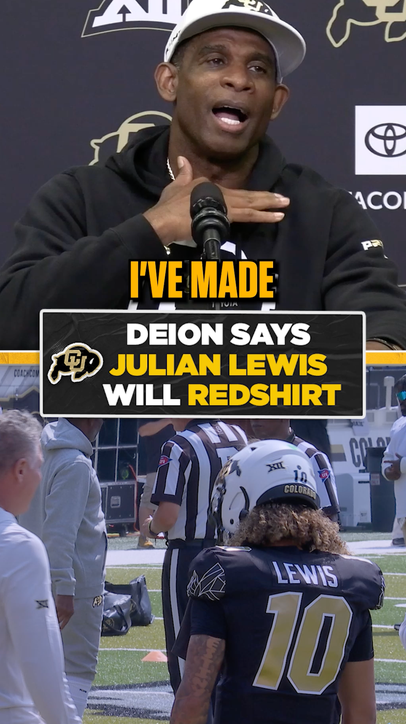 Juju Lewis will redshirt 🏈🦬