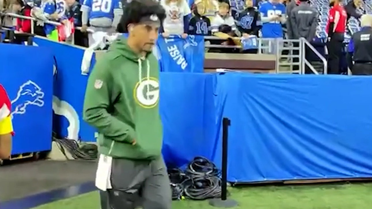 Jordan Love is in the building 💪  😎On the field with Oakley Meta