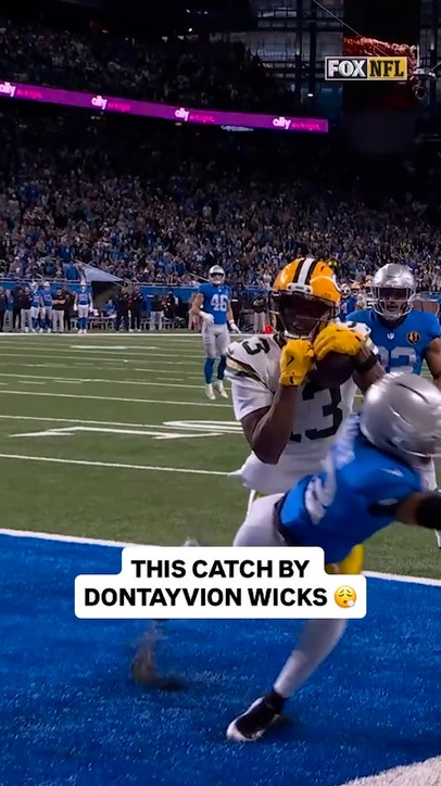 What a TD catch by Dontayvion Wicks 🔥🧀