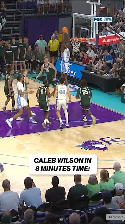 Just give the freshman 8 minutes for some light work 🔥