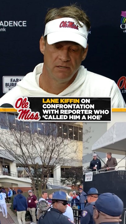 Lane Kiffin addresses the confrontation with Ole Miss reporter postgame 👀