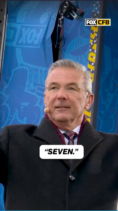 Urban Meyer reminding Michigan fans about the past 👀 #CFB #michigan #osu