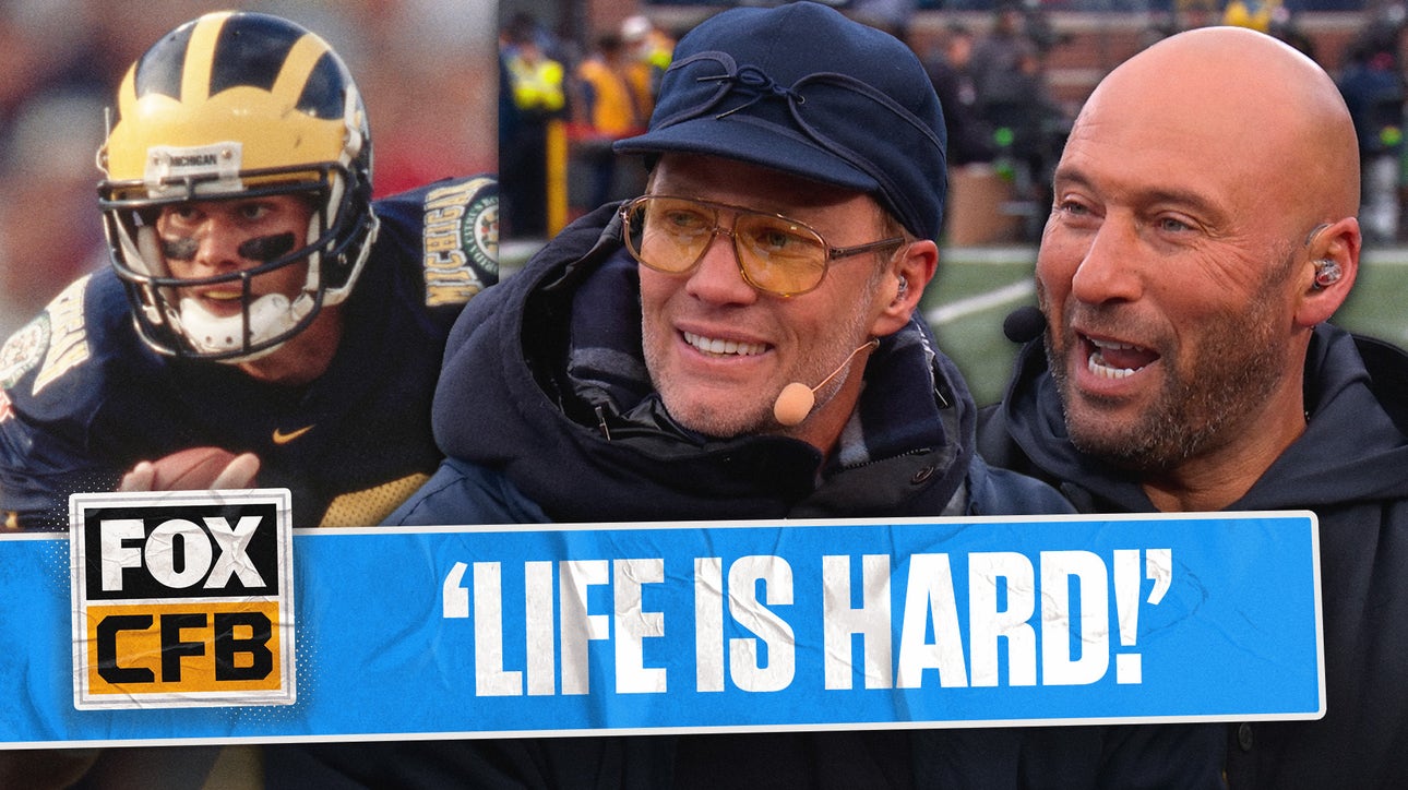 Tom Brady's ELECTRIC Pregame Speech to Michigan 😤 Brady & Derek Jeter Talk BEST Rivalries & More