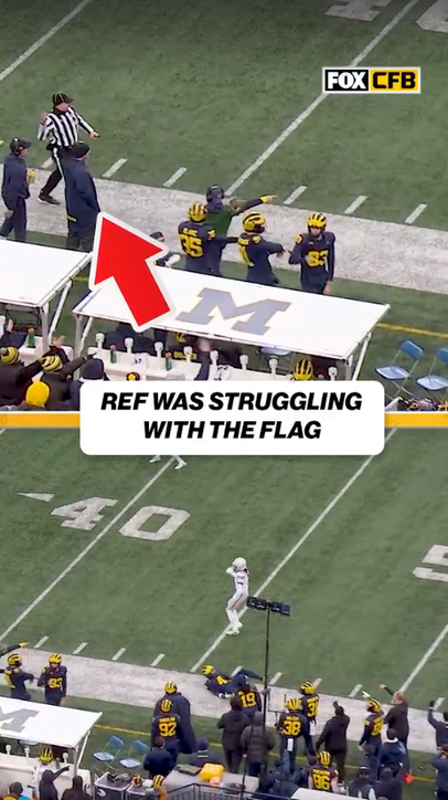 Throwing the flag can be hard sometimes