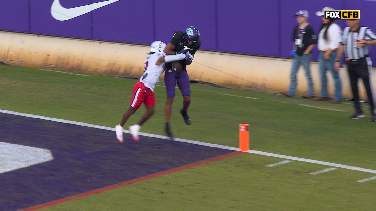 Josh Hoover connects with Eric McAlister for 17-yard TD, extending TCU’s lead over Cincinnati