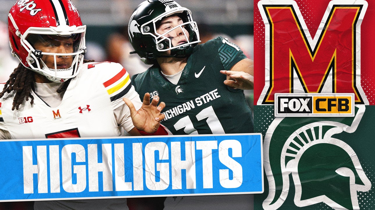 Maryland Terrapins vs. Michigan State Spartans Highlights | FOX College Football