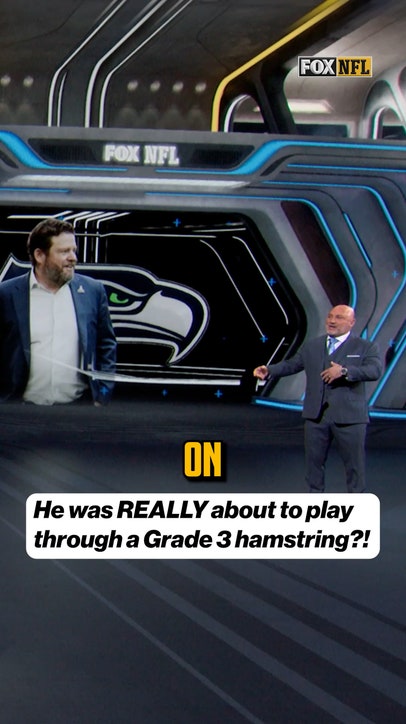 Frank Ragnow was willing to play with a torn hammy