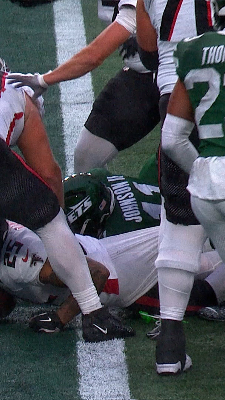 Falcons' Tyler Allgeier punches it in for a one-yard touchdown vs. Jets | NFL Highlights