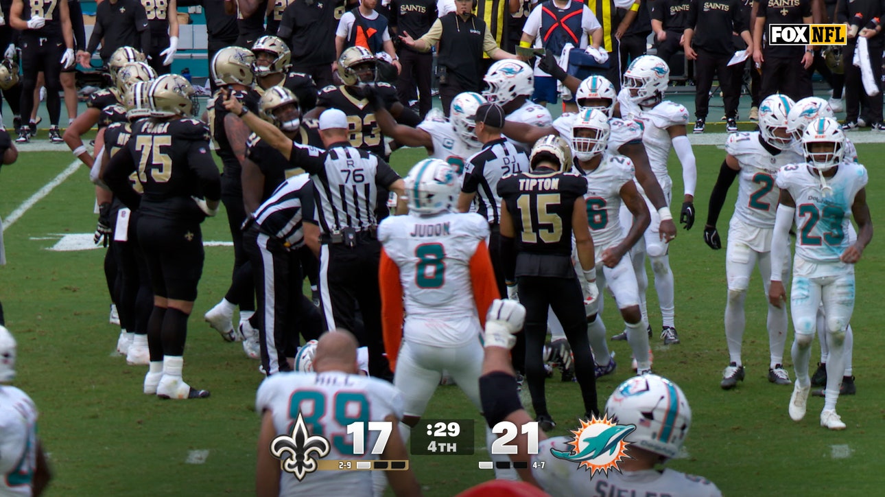 Dolphins stop Saints on fourth down attempt to seal late victory at home | NFL Highlights 