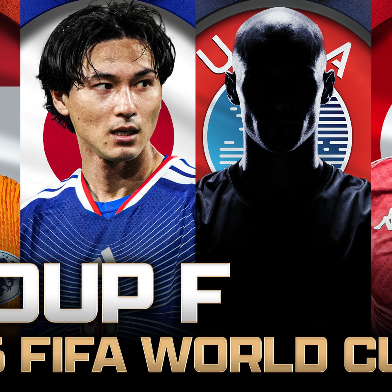 Group F: Netherlands, Japan, UEFA Playoff B and Tunisia | 2026