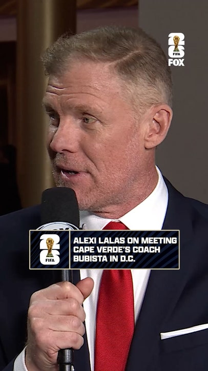 Alexi Lalas loved meeting Cape Verde’s coach Bubista 🫶
