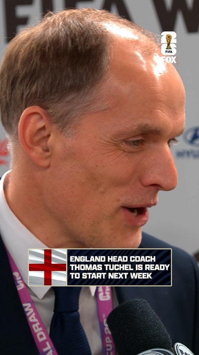 England's Thomas Tuchel joined Jenny Taft to talk about excitement they have for the FIFA World Cup 🏴󠁧󠁢󠁥󠁮󠁧󠁿