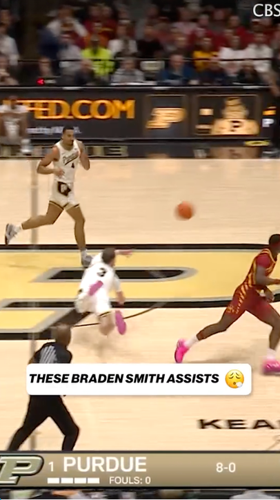 We could watch Braden Smith assists all day 🤩
