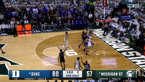 Caleb Foster hits dagger 3-pointer, sealing Duke's win over Michigan State