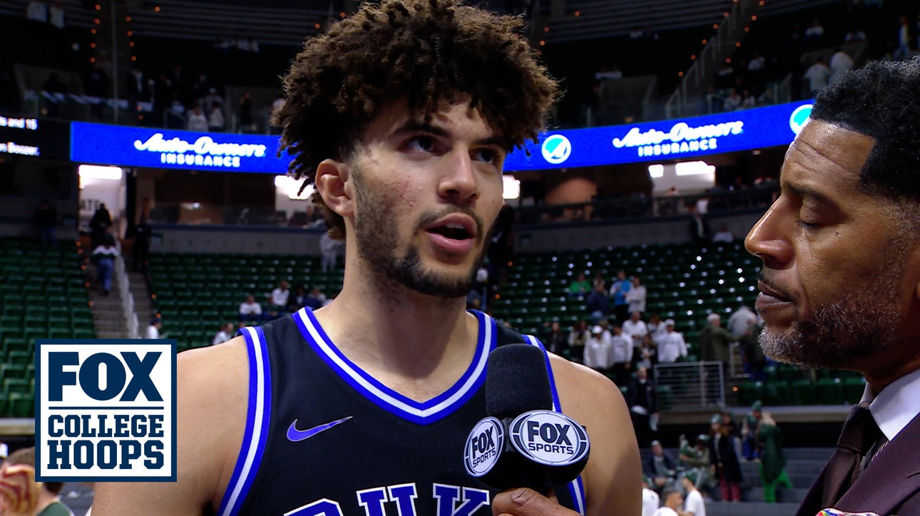 'We're nine deep" 😤 Cameron Boozer & Jon Scheyer breakdown BIG road win against Michigan State