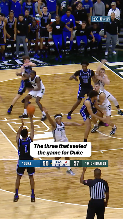 Caleb Foster with the DAGGER! 😤