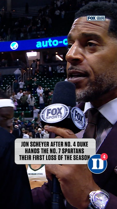 Jon Scheyer hands MSU their FIRST loss of the season 👀