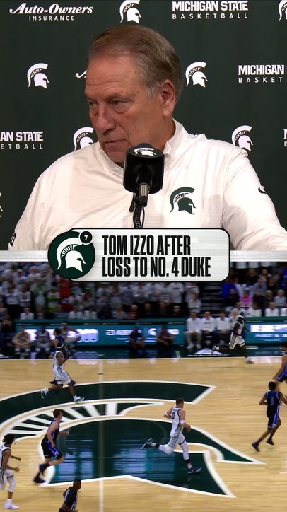 Tom Izzo is hesitant to anoint Duke as the best team in the country 👀