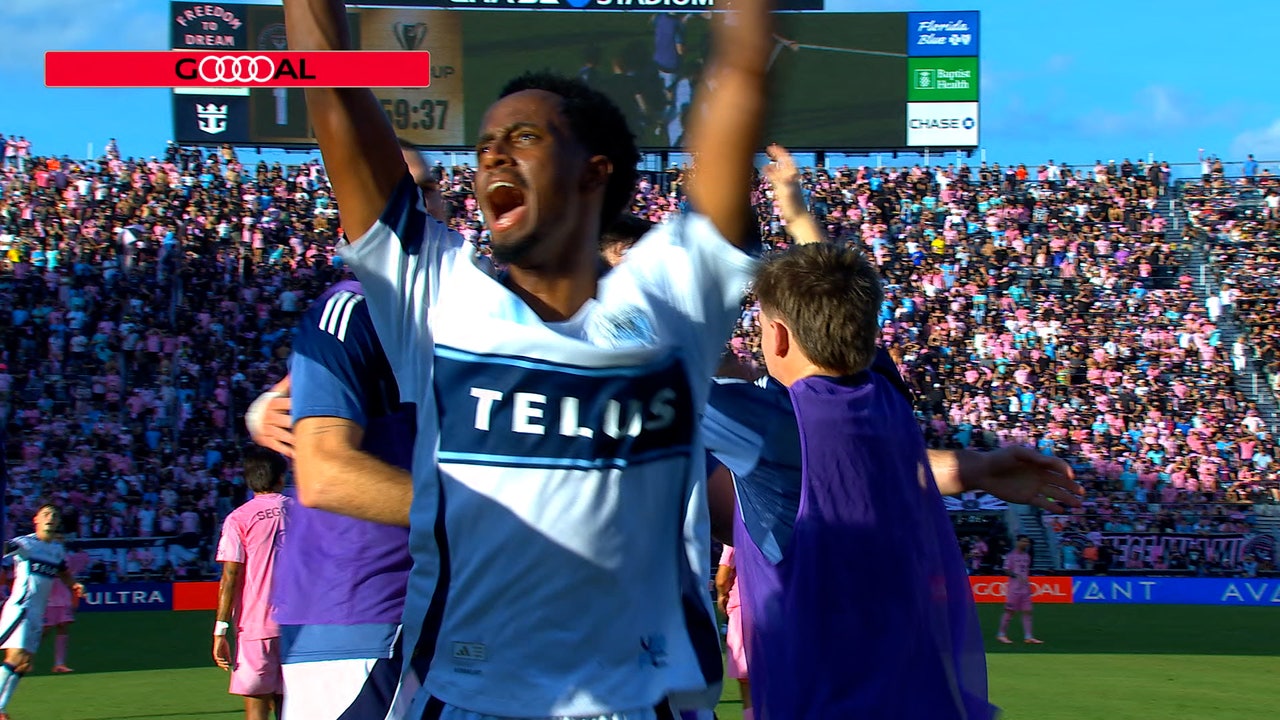 Vancouvers’ Ali Ahmed fires dwelling aim, leveling sport 1-1 vs. Inter Miami