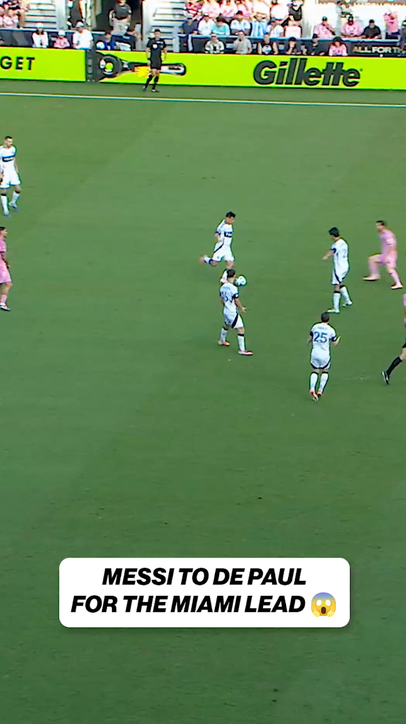 Rodrigo De Paul for the LEAD! Inter Miami up 2-1!