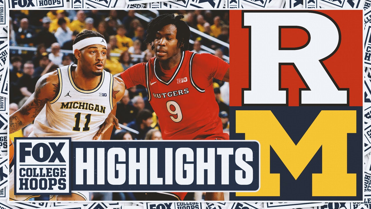 Rutgers Scarlet Knights vs. No. 3 Michigan Wolverines Highlights | FOX College Hoops