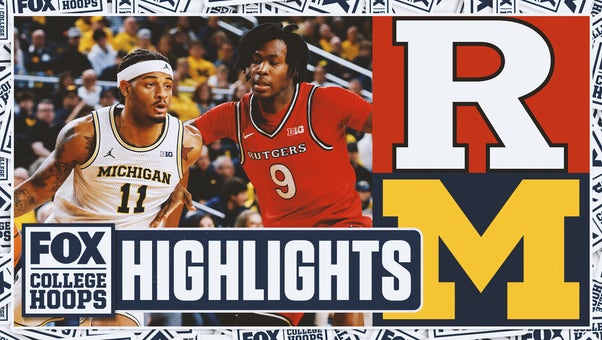 Rutgers Scarlet Knights vs. No. 3 Michigan Wolverines Highlights | FOX College Hoops