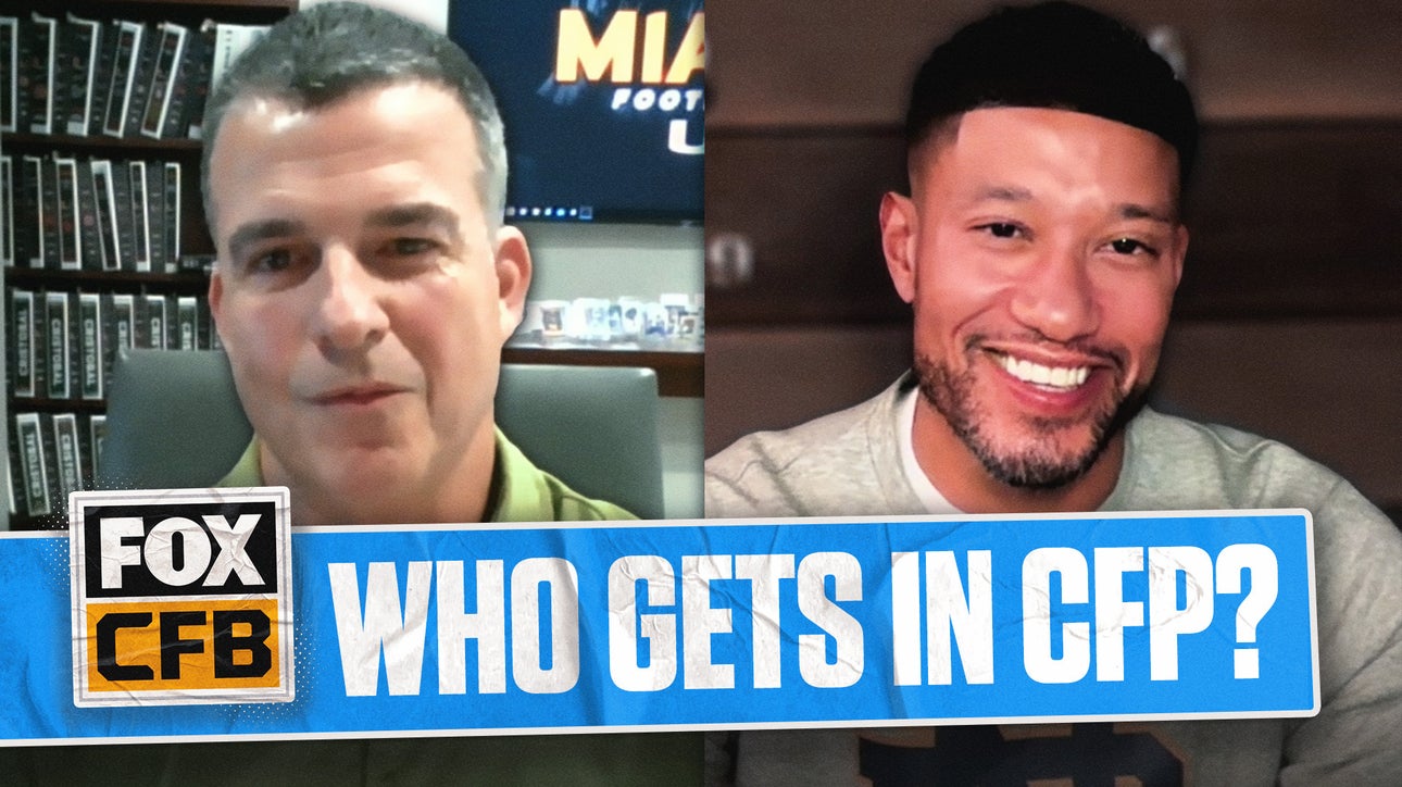 Notre Dame's Marcus Freeman & Miami's Mario Cristobal make their CFP Case 👀