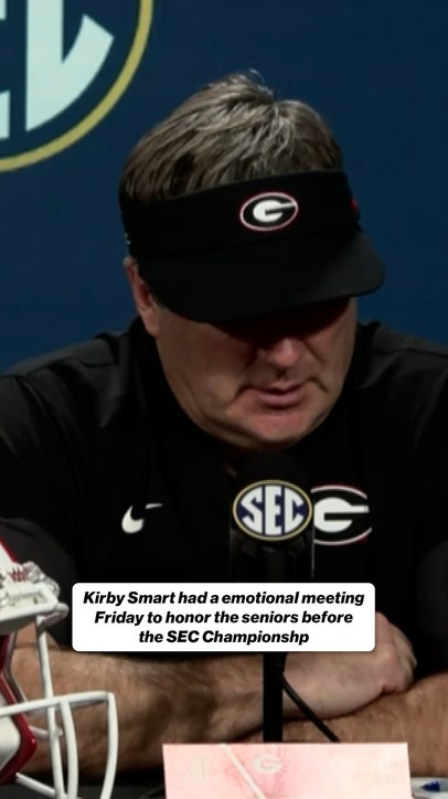 Kirby Smart was almost brought to tears about honoring his seniors before SEC Championship 🥹