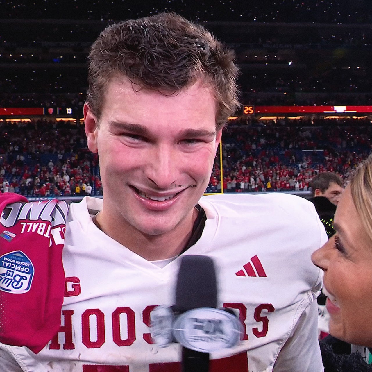 Image for Fernando Mendoza after winning the Big Championship: 'It sounds so beautiful' | FOX College Football