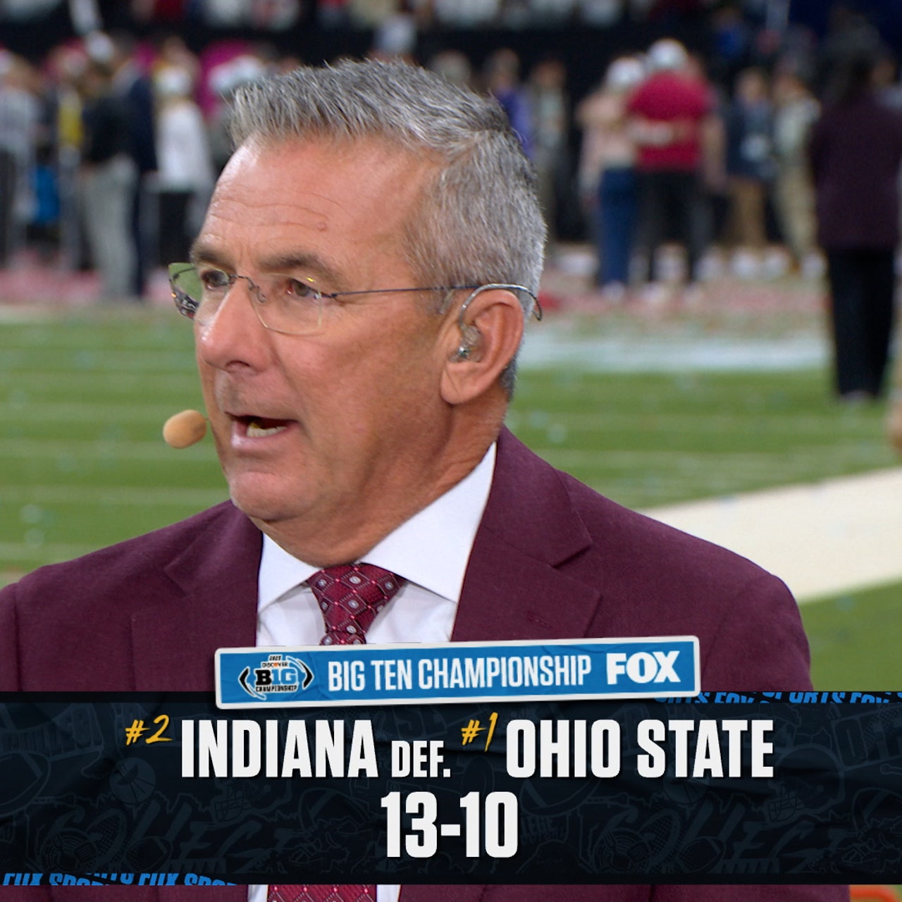 Image for 'Greatest turnaround in college football history' Urban Meyer on Indiana winning B Championship