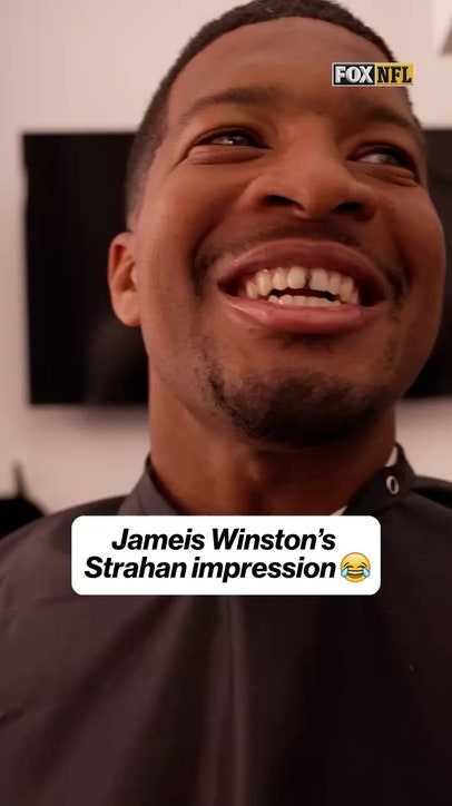 Jameis Winston does Michael Strahan IMPRESSION 🤣