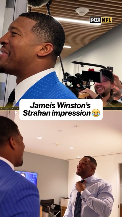 Jameis should keep the gap, right Michael Strahan?