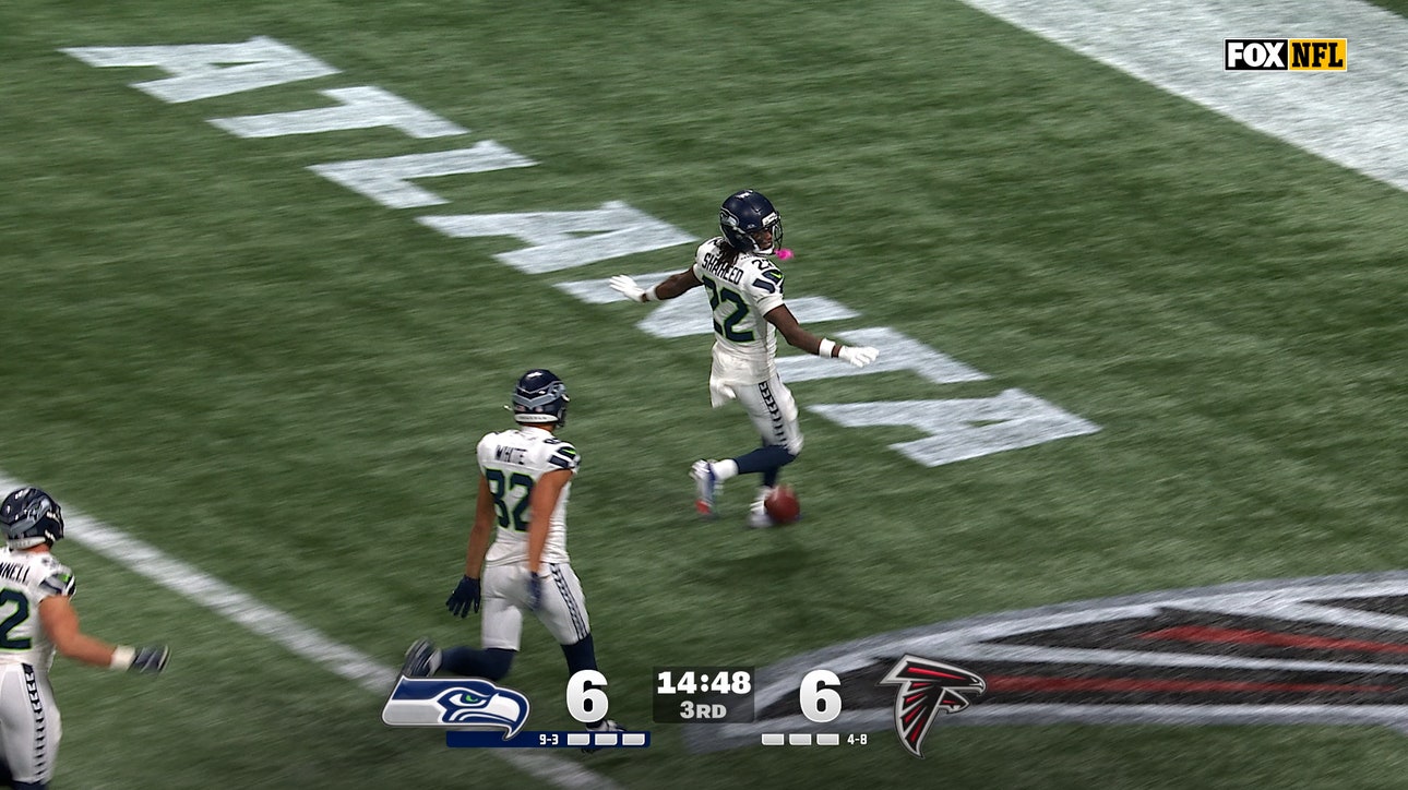 Rashid Shaheed returns kickoff 100 yards for TD, giving Seahawks lead over Falcons | NFL Highlights