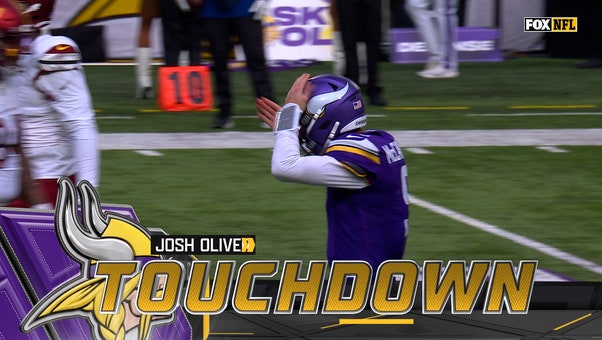 J.J. McCarthy connects with Josh Oliver for a six-yard TD to extend Vikings' lead over Commanders