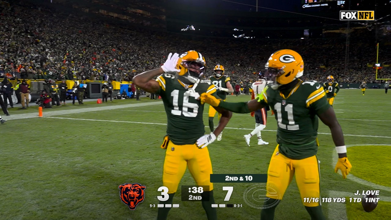 Packers' Jordan Love connects with Bo Melton for a 45-yard touchdown | NFL Highlights