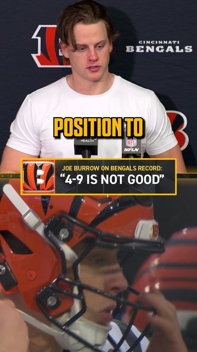 Joe Burrow is NOT pleased with the Bengals record 😬