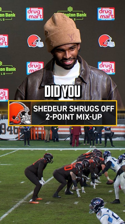 Shedeur trusts the offense system despite not being out there on a crucial play 🏈