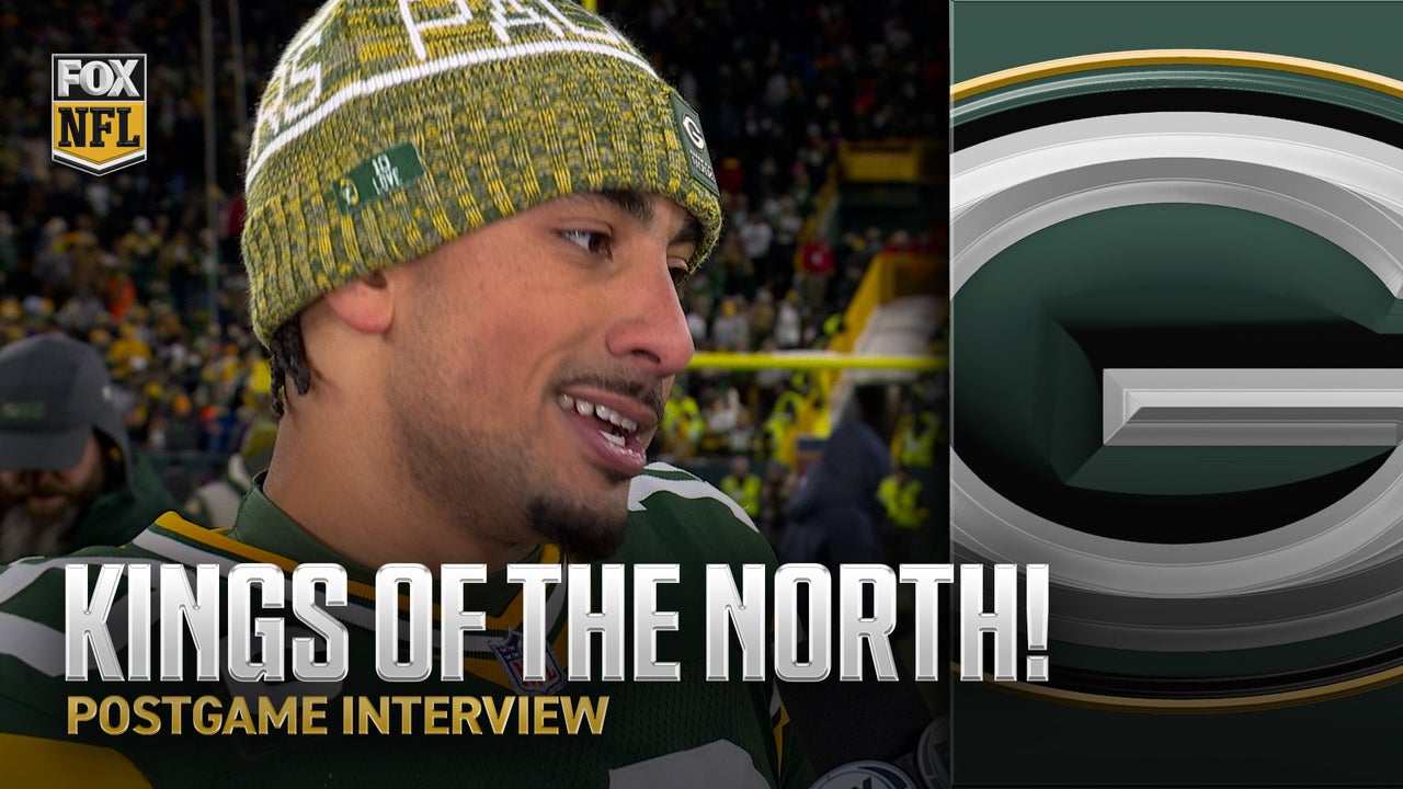 THAT'S HOW YOU ICE IT 🥶🧀 Jordan Love on Packers Reclaiming NFC North, defeating Bears 