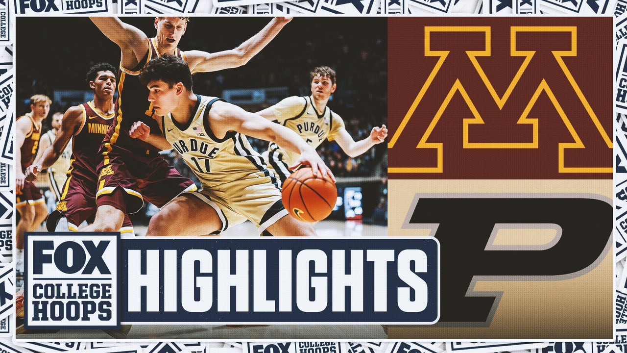 Minnesota Golden Gophers vs. No. 6 Purdue Boilermakers Highlights | FOX College Hoops