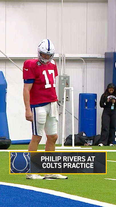Philip Rivers at Colts practice 👀