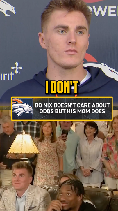 Broncos are underdogs this week but Bo Nix's Mom doesn't care 🤣