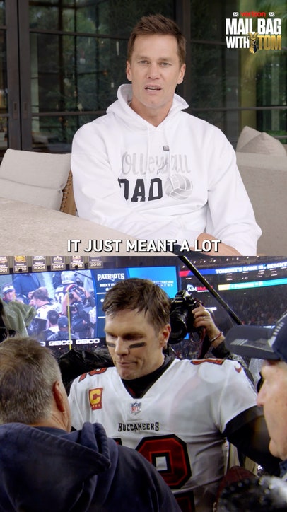 Tom Brady was FIRED up to play against the Patriots 👀