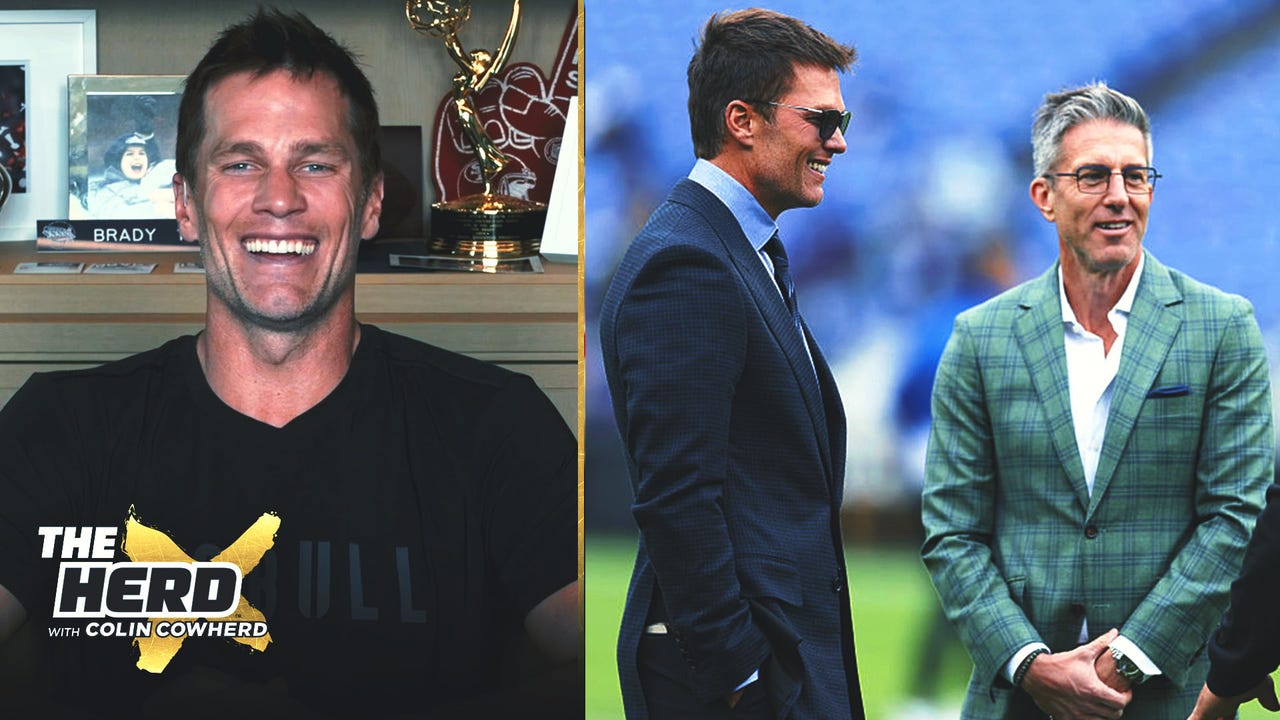 Tom Brady on his growth in the broadcast booth: 'Our best is yet to come' 🙌 | The Herd