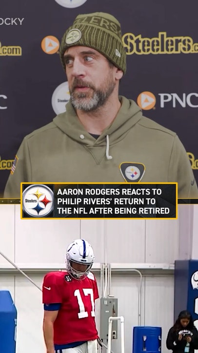 Aaron Rodgers is happy to not be the oldest guy in the NFL 😂