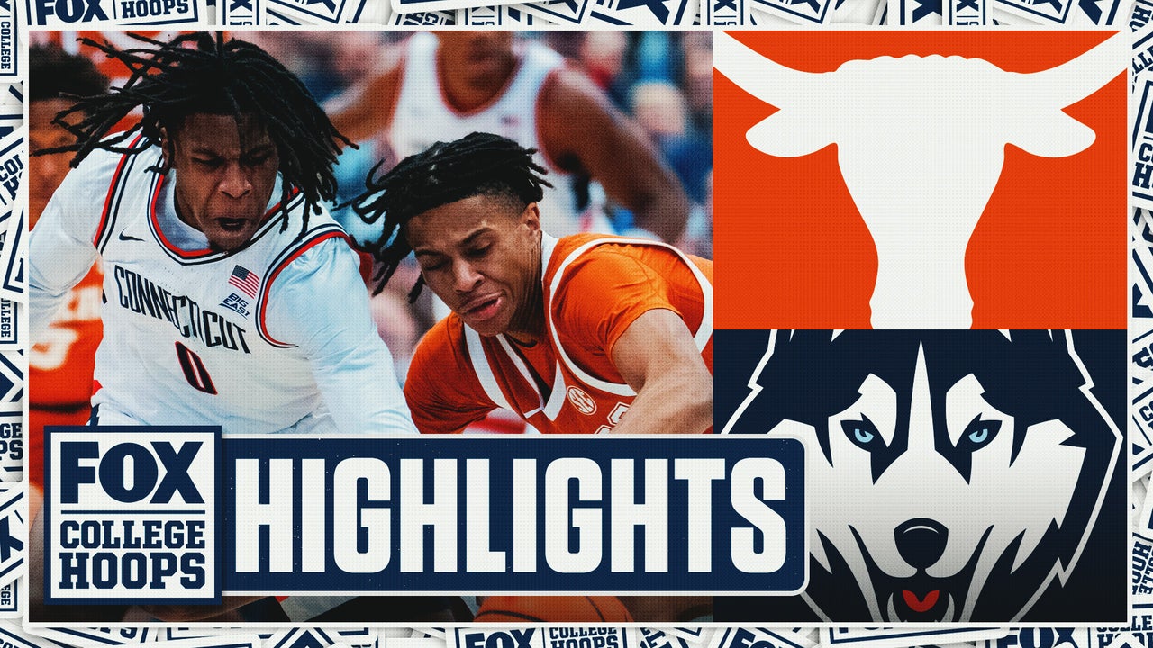 Texas Longhorns vs. No. 5 UConn Huskies Highlights | FOX College Hoops