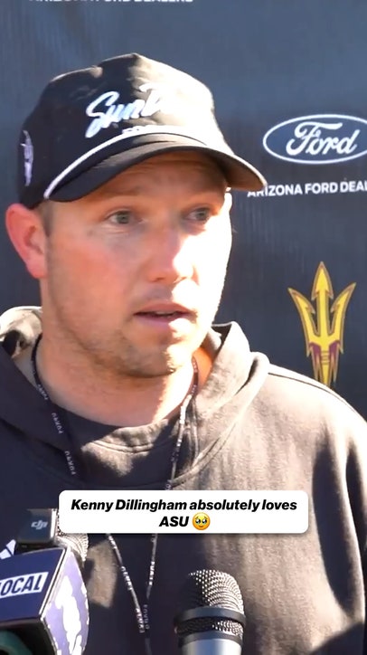 Kenny Dillingham gets emotional talking about how much he loves ASU ❤️ 🔱