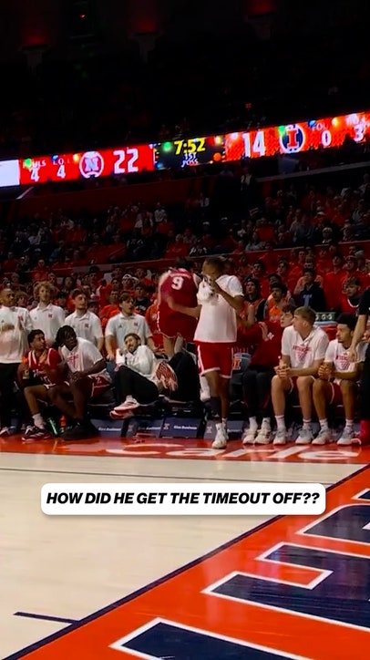 Berke Buyuktuncel called timeout while jumping into his team's bench 😳