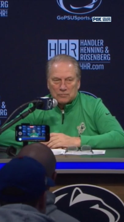 "I'm going to rip their tail." Tom Izzo on his team's missed layups